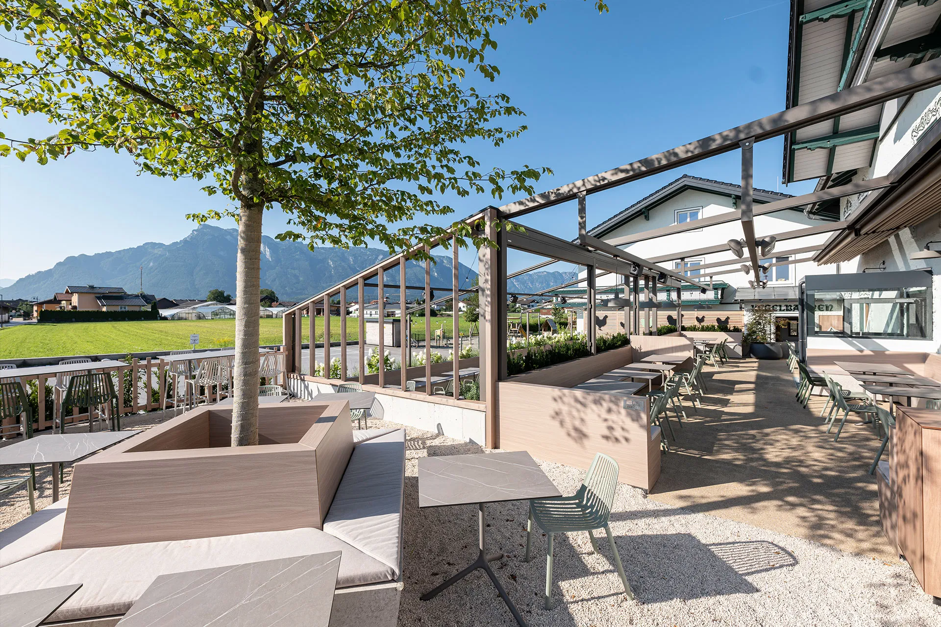 Terrasse des Gasthaus Webersdorfer